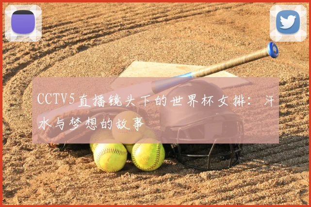 CCTV5直播镜头下的世界杯女排:汗水与梦想的故事