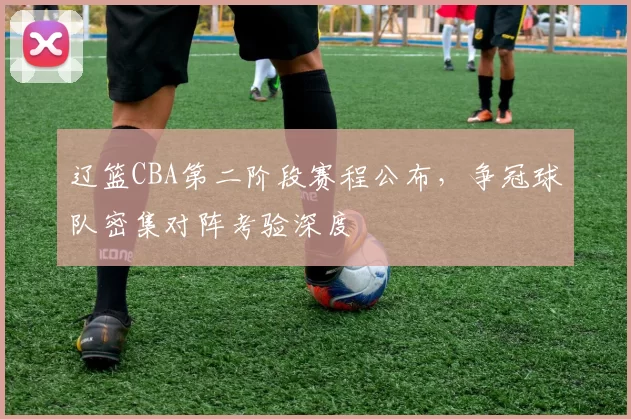 辽篮CBA第二阶段赛程公布,争冠球队密集对阵考验深度